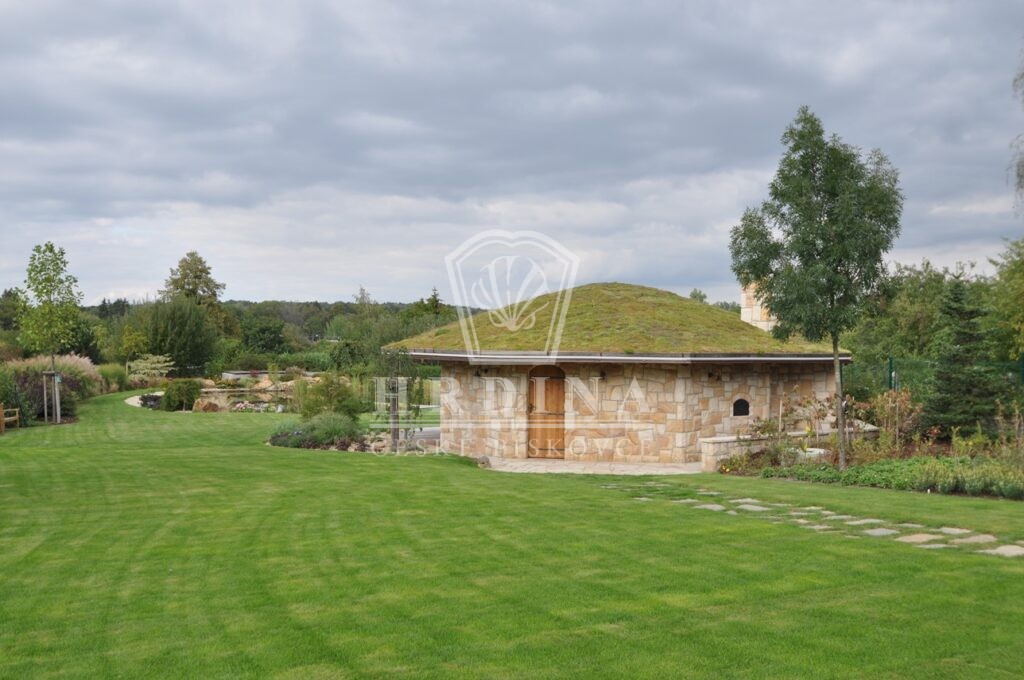 zelená střecha kuchyň boční