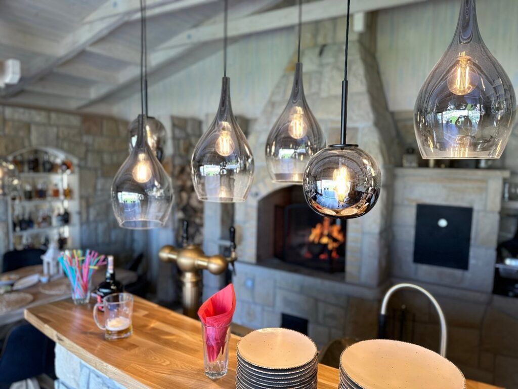 zahradní kuchyně pro ubytování Pálava realizace