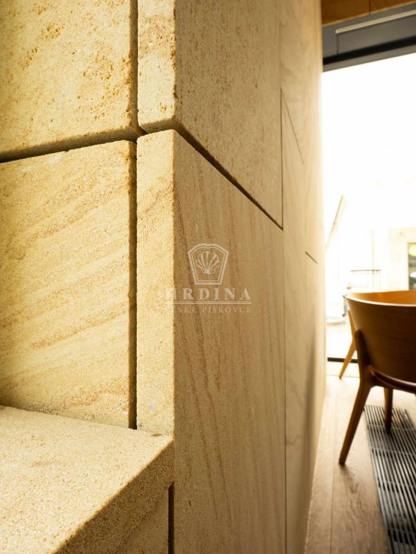 pískovcový obklad Nové probošství