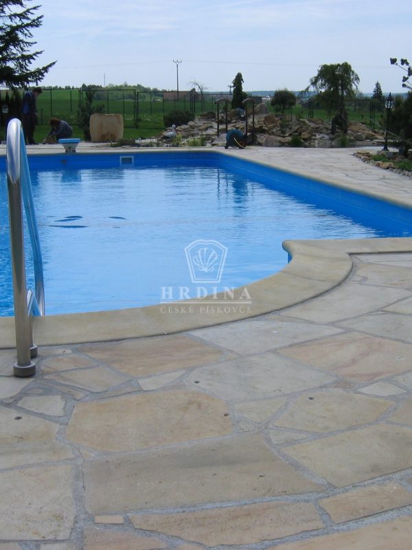 anglická dlažba z pískovce vyhnánov