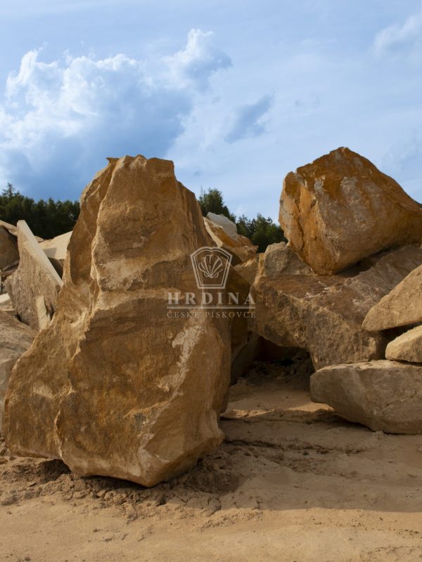 kamenolom Vyhnánov, pískovcové kameny
