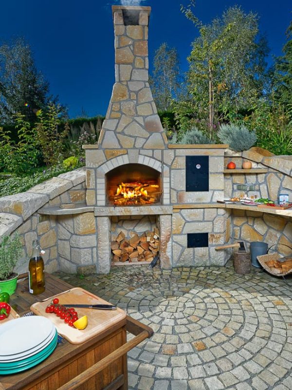 Zahradní kamenná kuchyně Popovice