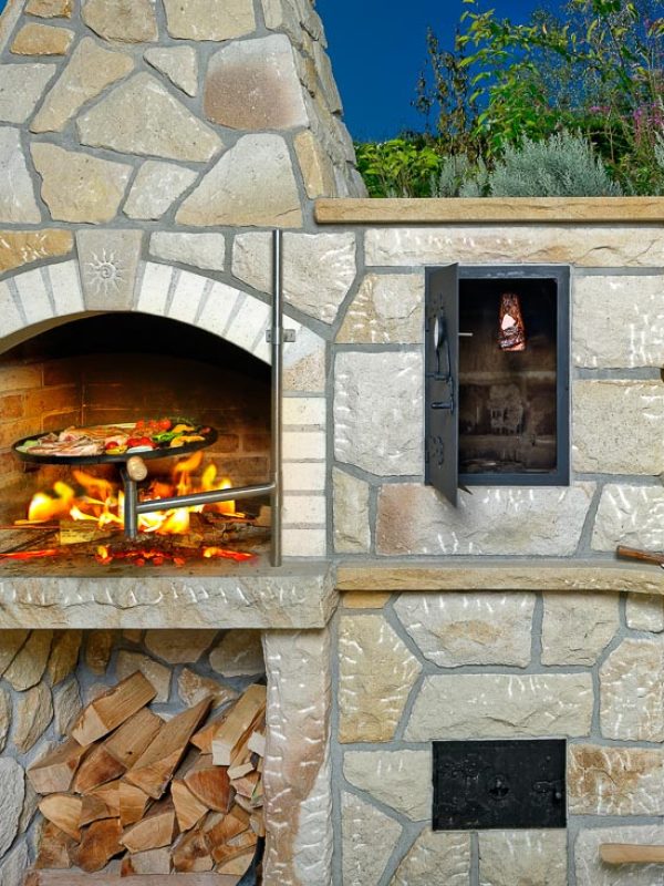 Zahradní krb - Hrdina pískovce